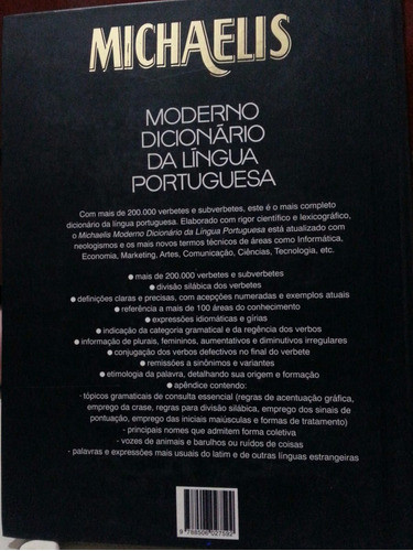 Livro - Michaelis Moderno Dicionario 1