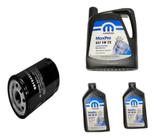 Kit Cambio De Aceite Y Filtro Jeep Cherokee 3.7 Original 0