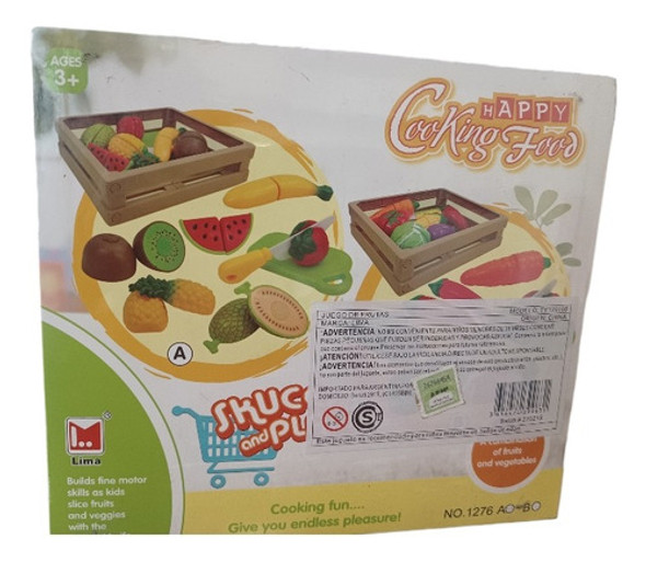 Frutas Y Verduras Con Velcro + Canasta Tabla Y Cuchillo 1 Frutas Y Verduras Con Velcro + Canasta Tabla Y Cuchillo 1