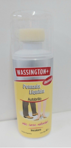 Pomada Liquida Autobrillo Wassington Con Aplicador Incolora 1