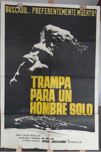 Afiche Cine Un Aller Simple Trampa Para Un Hombre Solo 0