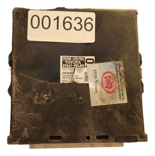 Ecu Toyota 89661-0dj00 Codigo1636 0