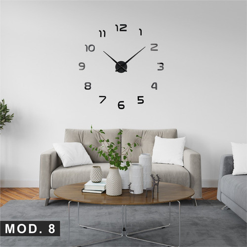 Reloj Gigante De Pared Realmente Grandes Efecto 3d. 0