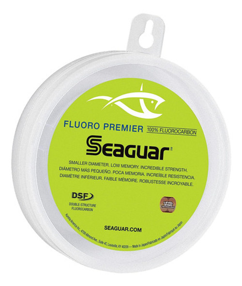 Seaguar Fluoro Premier Línea Fluorocarbono 25yd 15lb 0 Seaguar Fluoro Premier Línea Fluorocarbono 25yd 15lb 0