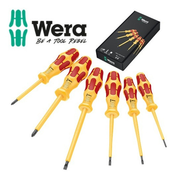 Juego 6 Destornilladores Aislados - Wera 1060 I/1062 I/6 0 Juego 6 Destornilladores Aislados - Wera 1060 I/1062 I/6 0