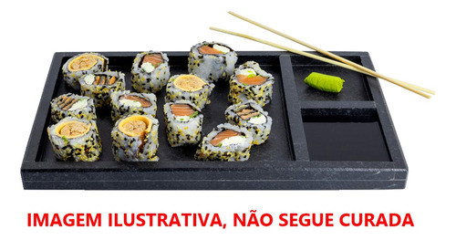 Tábua Pedra Sabão Borda Pé Divisórias Para Servir P 30x15cm 1