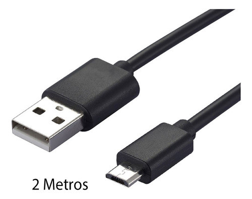 2 Cables Usb A Micro Usb 2 Metros (macho A - Micro Usb) 1