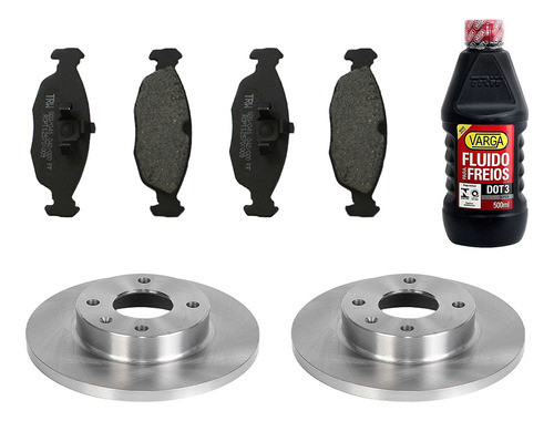 Kit Discos Y Pastillas + Dot3 Suzuki Fun Chevrolet Celta 0