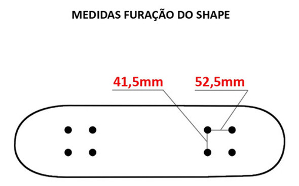 Shape Para Skate Street Adulto Black Sheep 8.0 - Tribal 1