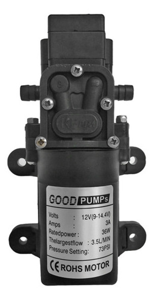 Bomba De Diafragma De Alta Pressão 12v Dc Bomba De Água Doce 1