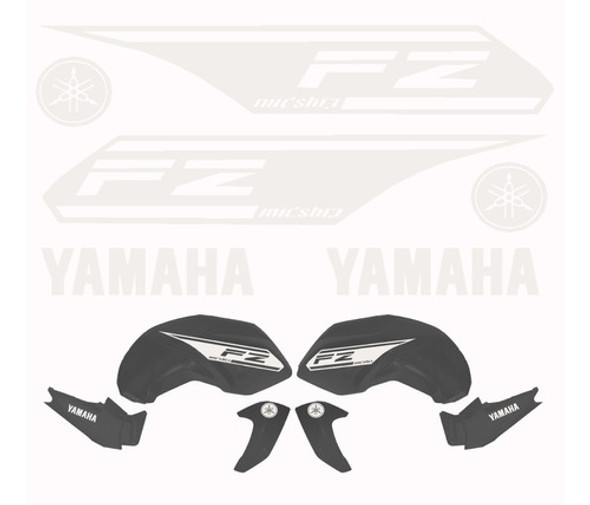 Set Calcomanias Yamaha Fz 16 Juego De Calcos Blanco 0 Set Calcomanias Yamaha Fz 16 Juego De Calcos Blanco 0