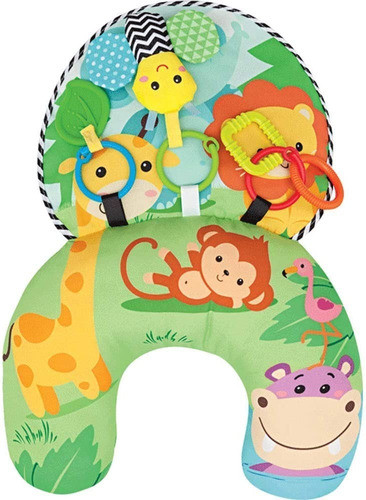 Almofada De Atividades Infantil Bebe Com Mordedor Brinquedo 1