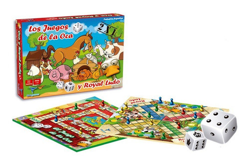Juego De La Oca Y Royal Lludo Mesa 2 En 1 Recorrido Familiar 0