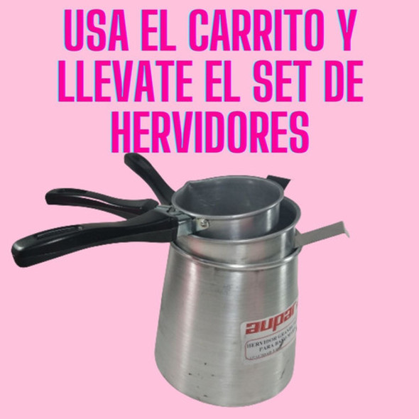 Hervidor/olla N° 1 Baño Maria Vela/jabon.capacidad Aprox1.2l 1