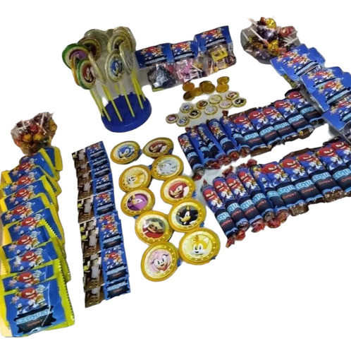 Mesa De Dulces Personalizada Para 20 Niños Con Regalo Cod.4 0