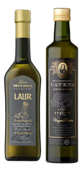 Combo Aceite Oliva Extra Virgen 2x500ml Laur Catena Zapata 0