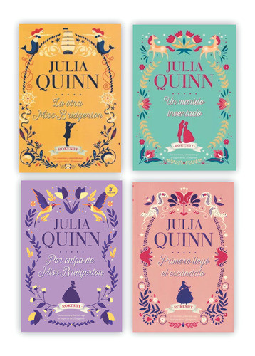 Saga Rokesby - Julia Quinn 4 Libros Físicos 0