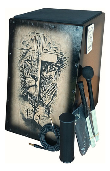 Cajón/carron Elétrico/acústico+brindes Especial 1