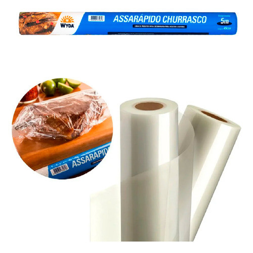 Filme Poliéster Assarápido Assar Churrasco Wyda 5m X 45cm 0