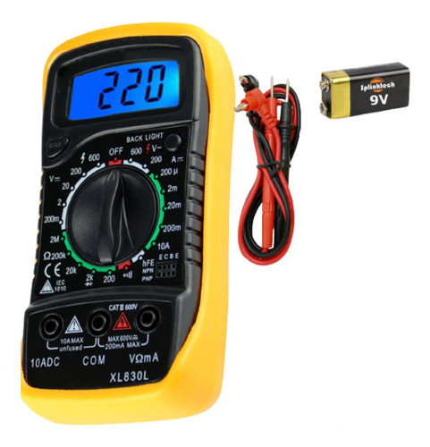 Kit Eletronica Multimetro, Lupa, Solda, Pasta, Sugador 1