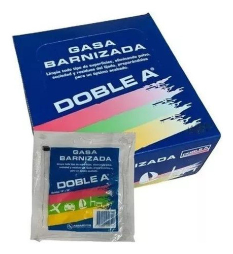 Gasa Barnizada Doble A Caja X 12 Unidades - Tecnopaint 0