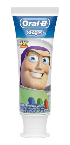 Oral B Kids Pasta Dental Con Fluor Para Niños Toy Story 100g 0