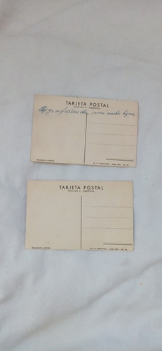 Lote 2 Tarjeta Postal Humoristica Comicas 1