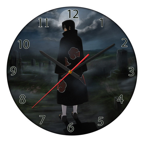 Reloj En Mdf De 3mm 40 Cm Diametro Naruto 13 0