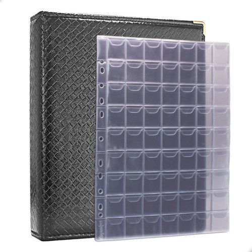 Álbum Fichário 10 Folhas Para 630 Moedas 32x24 3d G 0