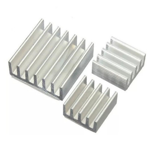 Kit 3x Dissipador De Calor Para Raspberry Pi 3 pi3 B E B+ 0