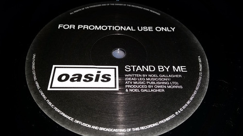 Oasis Stand By Me Vinilo Maxi Uk Promo 2016 Muy Raro 1