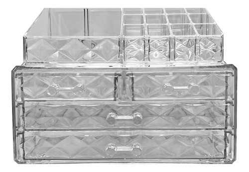 Organizador De Escritorio Cajones Ibicraft Cristal 1