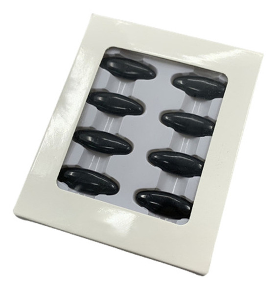 Conjunto De Pinos Hijab De Plástico Preto E Branco, 8 Unidad 0