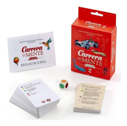 Juego De Mesa Carrera De Mente Cartas 2 Ruibal Original 1
