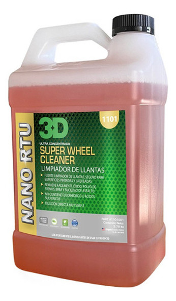 Desengrasante Exterior Para Llantas / Super Concentrado 3d 0