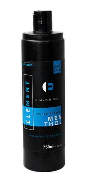 Shaving Gel Element Menthol 750ml - Alfa Looks 0 Shaving Gel Element Menthol 750ml - Alfa Looks 0