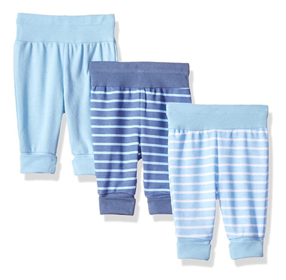 Hanes Ultimate Baby Flexy 3 Pack Pantalones Jogger De Punto 0