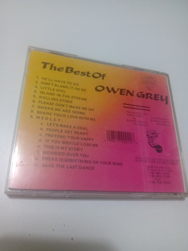 Cd Owen Grey The Best Of 1