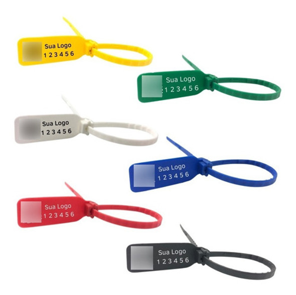 Lacre Malote Personalizado 2 Faces + Qr  27 Cm (500) Peças 1