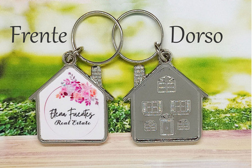 Llaveros Publicitarios Personalizados Inmobiliaria 40 Unid. 1