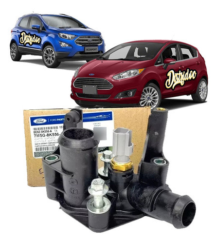 Porta Termostato Ford Ecospor Fiesta Focus Ka Sigma Original 0