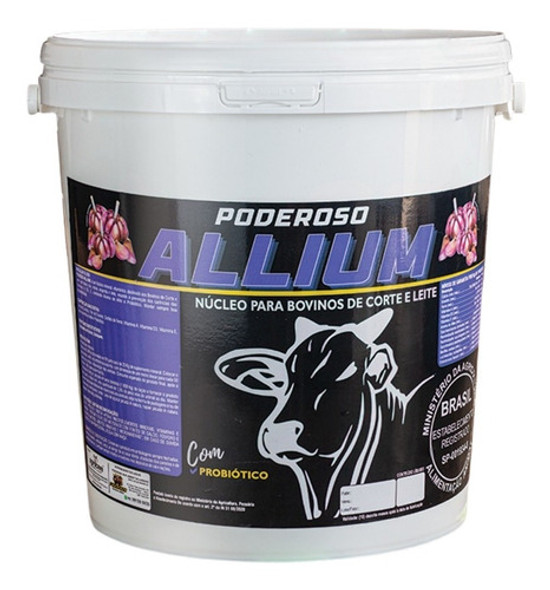 Núcleo Bovino Moscas Carrapatos Vermes Poderoso Allium 5 Kg. 0