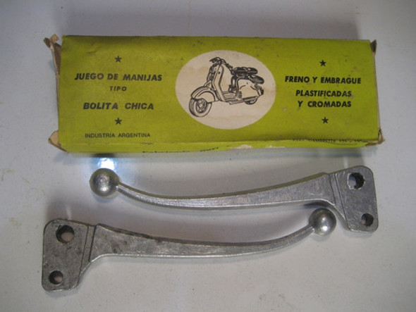 Palancas De Freno Y Embrague Siambretta 125 Nuevas Par 1