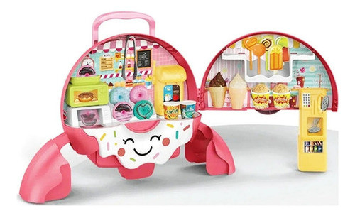 Playset Mochila Cartera Juliana Tienda De Donas 1
