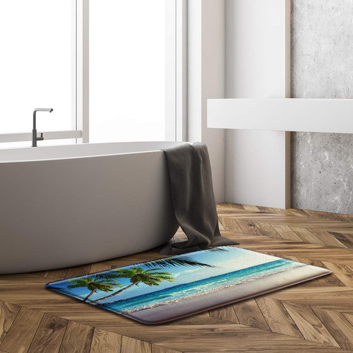 Amfd Alfombra De Bao Con Vista A La Playa, Playa, Hawaiana, 1