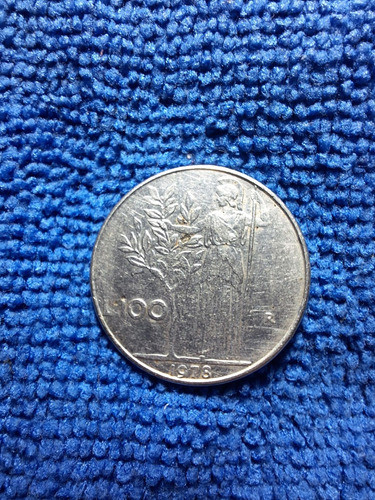 Moneda Italiana 1978 Cabeza De Mujer  Minerva 0