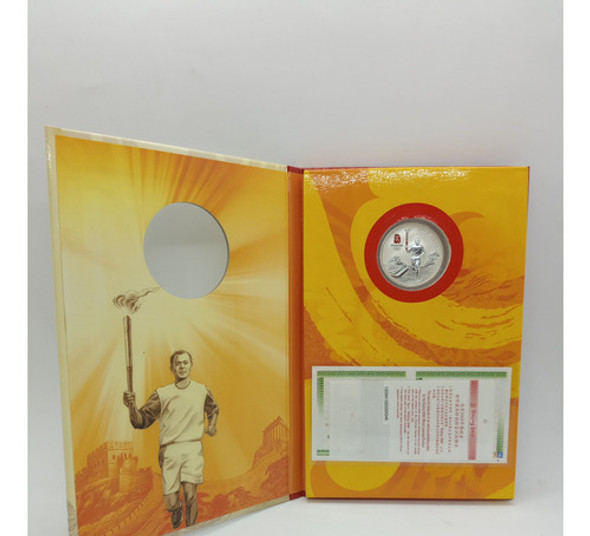 Medalla Conmemorativa Beijing 2008 Certificado 1 Medalla Conmemorativa Beijing 2008 Certificado 1