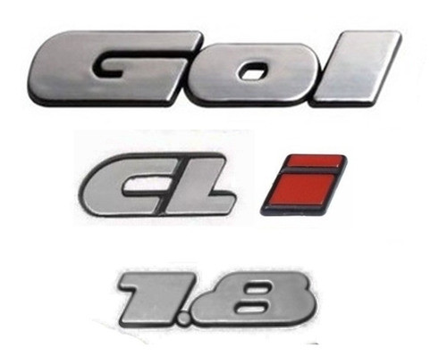 Kit Emblemas Gol Bola - Gol Cli 1.8 +brinde 0