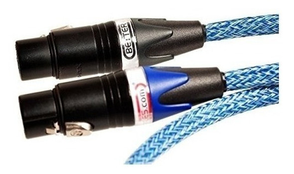 Better Cables Bt2xlrp 1 Mf Blue Truth Ii Xlr Cable 1 0