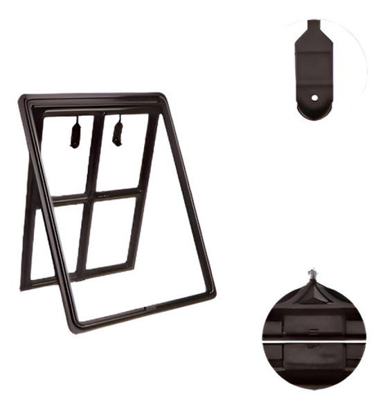 Perro Con Cierre Magnético Automático Cat Puerta Puerta Segu 0